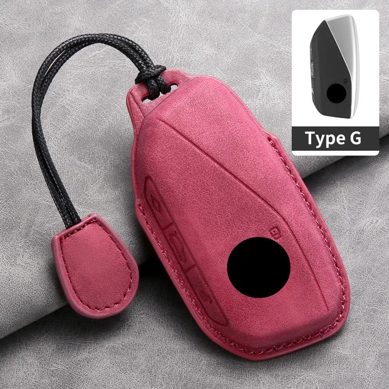 Kožené pouzdro na klíč od auta Kryt Skořepina pro BMW I7 X7 G07 LCI IX I20 X1 U11 Řada 7 G70 G09 XM U06 G81 M3 2023 Chránič Fob Klíčenka