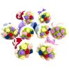 Kreativer DIY Häkelrose Blume Schlüsselanhänger Plüschtier Zubehör