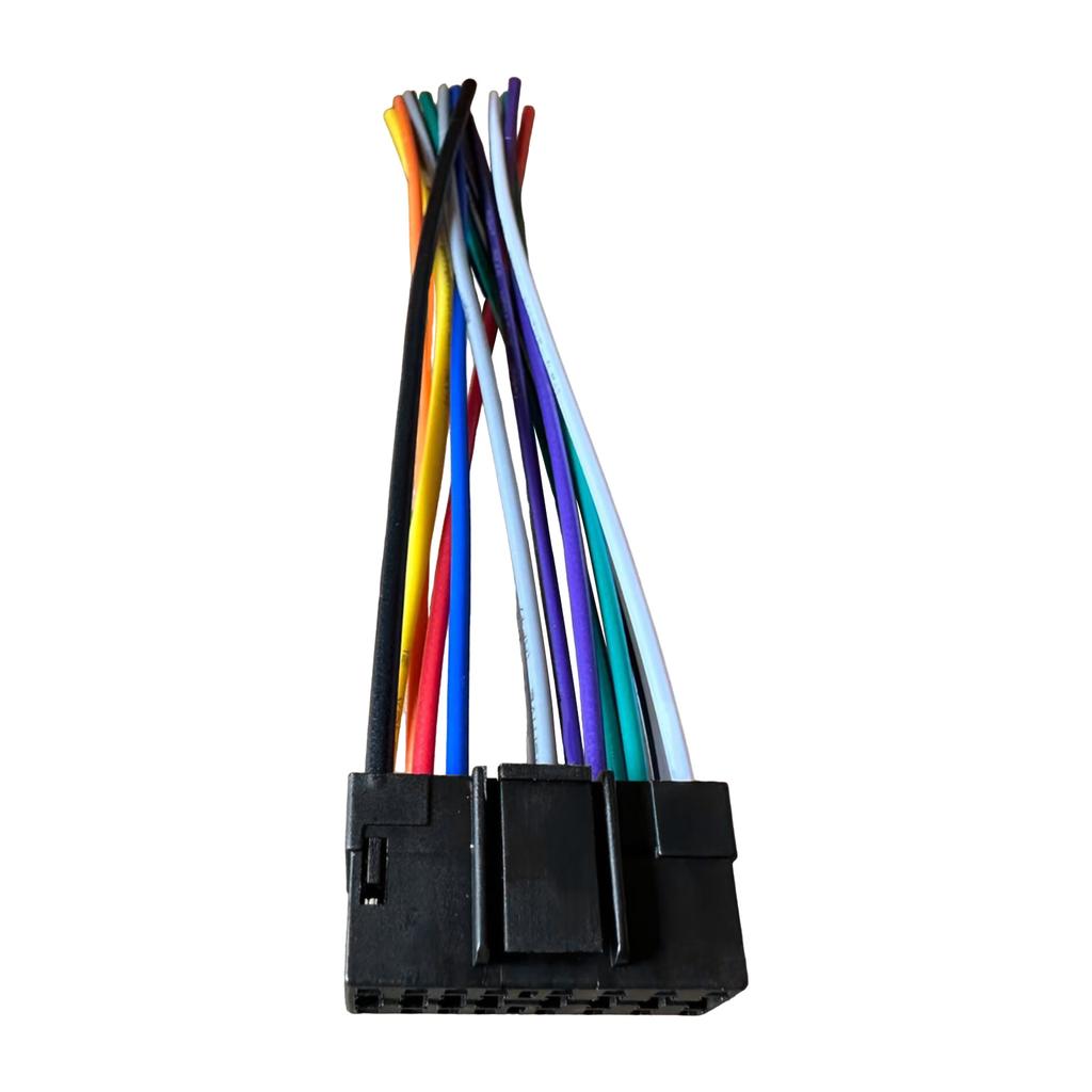 Car Stereo Radio 16 Pin Male Plug for Sony JVC Radio Music Player Cable Audio Player Adapter Wiring Harness Connector