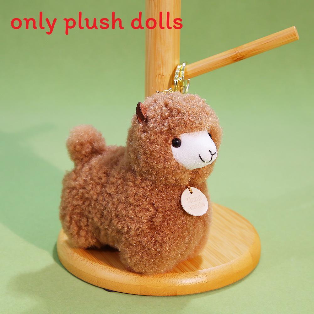 

Plush Alpaca Keychain With Short Plush Material For Kids And Gift Ideas