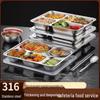 316 Stainless Steel Divided Lunch Box