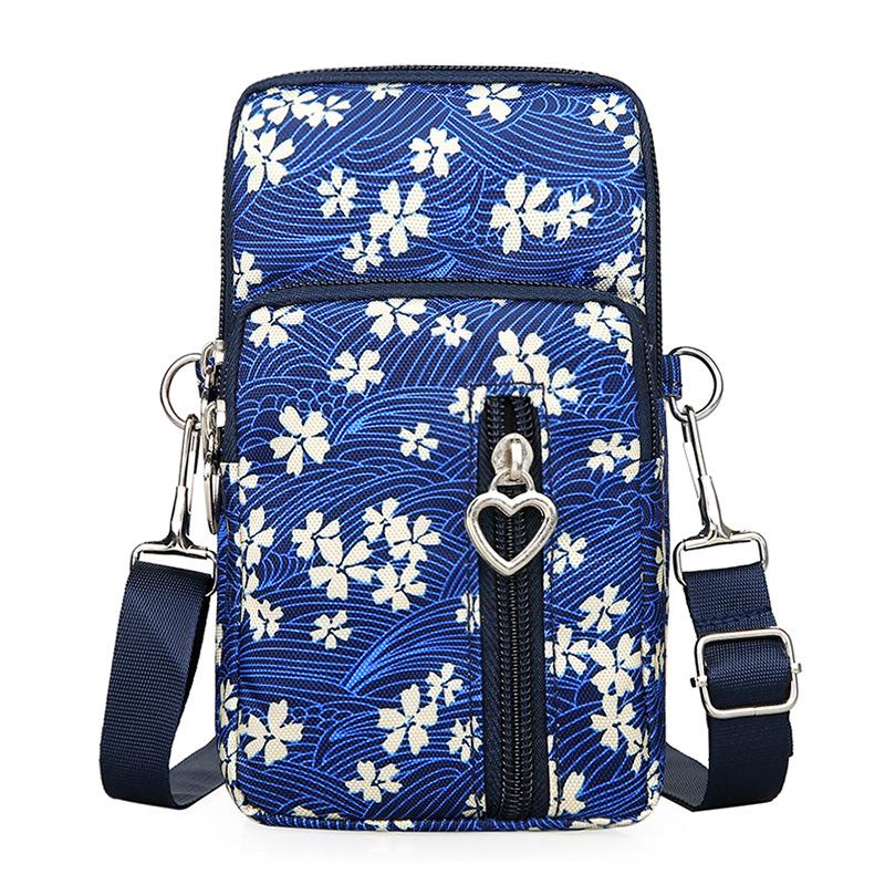 Large Screen Portable Mobile Phone Bag Spring and Summer Mini Small Bag Female Messenger Bag Mobile Phone Bag Change Bag Neck Cloth Bag
