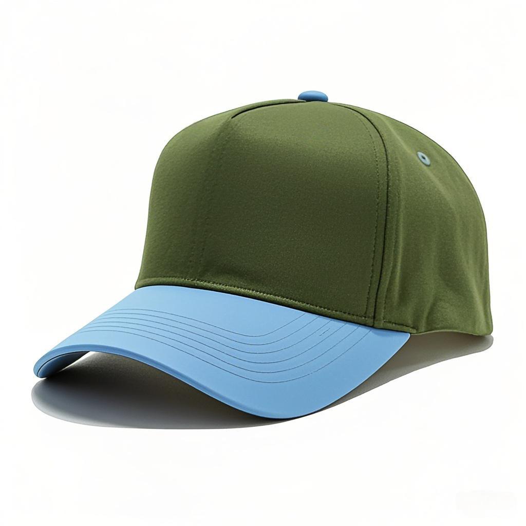 High-quality color matching pure cotton five-piece hardtop baseball cap embroidered light plate truck driver hat men's and women's casual hat