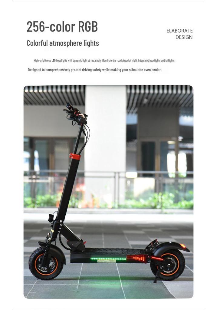 Manke MX14 Electric Scooter - Long Battery Life & Dual Suspension