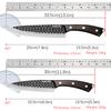 Stainless Steel Boning Knife with Knife Sheath Sharp Kitchen Chef Knife Boning Knife Multipurpose Knife Household Cooking Tool
