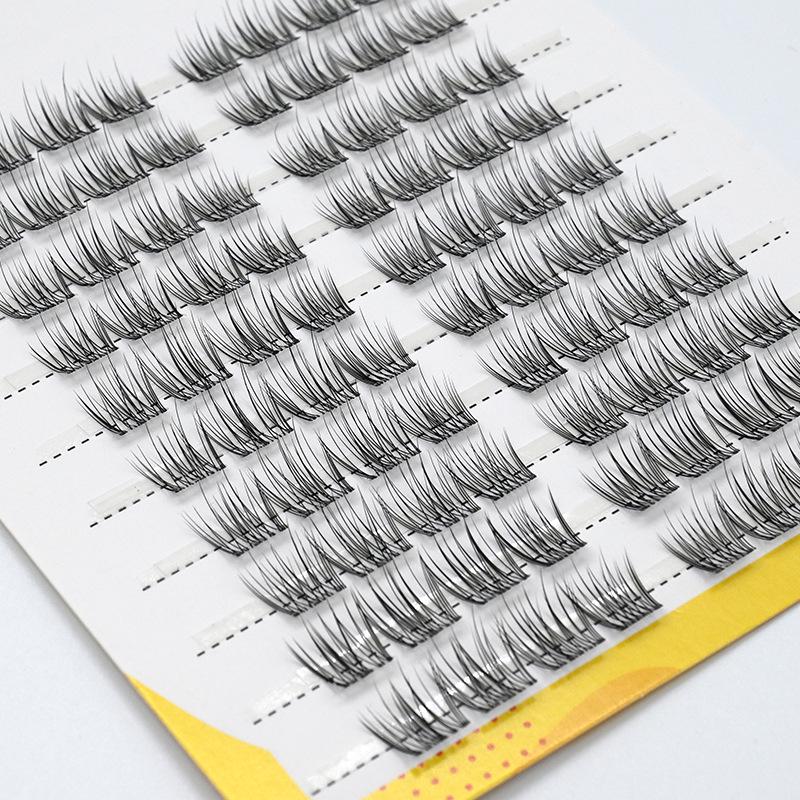 Neue Stiellose Manga Pure Orchidee Falsche Wimpern – Natürlicher Look, Einfach Selbstklebend, Perfekt für Anfänger