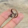 Pink Tourmaline Rough Ring Electroformed Copper Ring Gemstone Adjustable Ring Engagement Rings Electroformed Handmade Jewelry Gift For Him