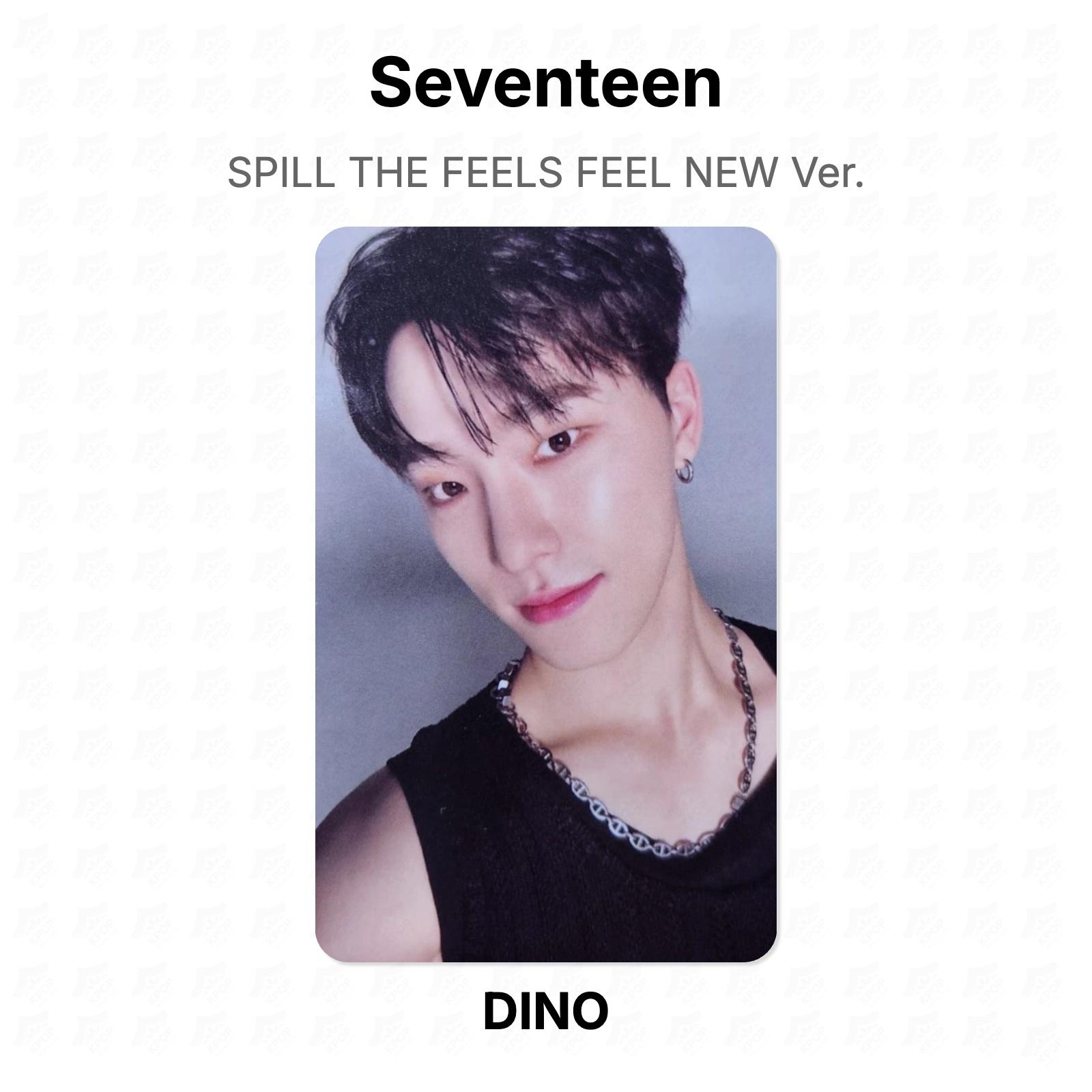 Seventeen SPILL THE FEELS FEEL NEW Ver. Official Photocard DINO 02