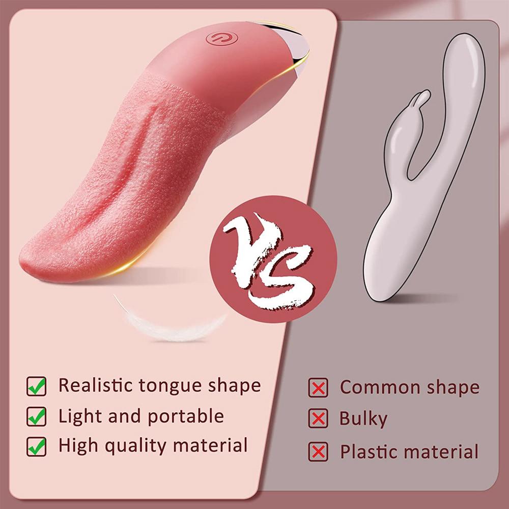 10 Modes Stimulator Tongue Clit Licking Vibrators G Spot Clitoral Dildo Nipple Masturbator Vibrators Adults Sex Toys for Women