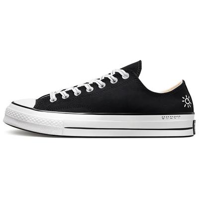 1970-es évek Chuck Taylor All Star Kényelmes Retro Alacsony Szárú Vászon Cipő Uniszex Fekete