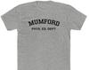 Mumford Phys. Ed. Dept T-Shirt - Bella/Canvas Jersey Cotton