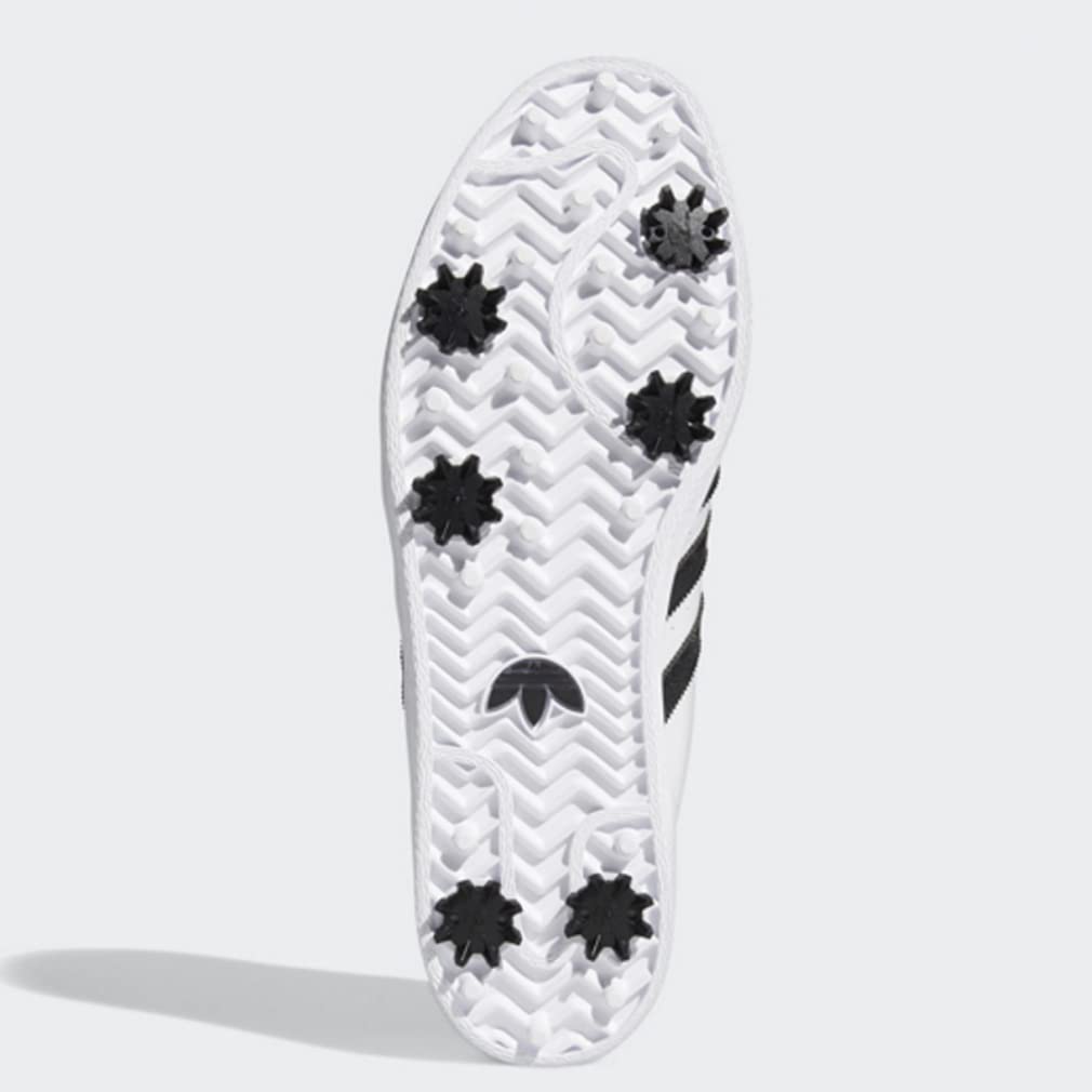 Golf Shoes Shoelace Spike Shoes Originals SS 80S Golf Golf Shoes LLA65 White X Black [Adidas] 25.0