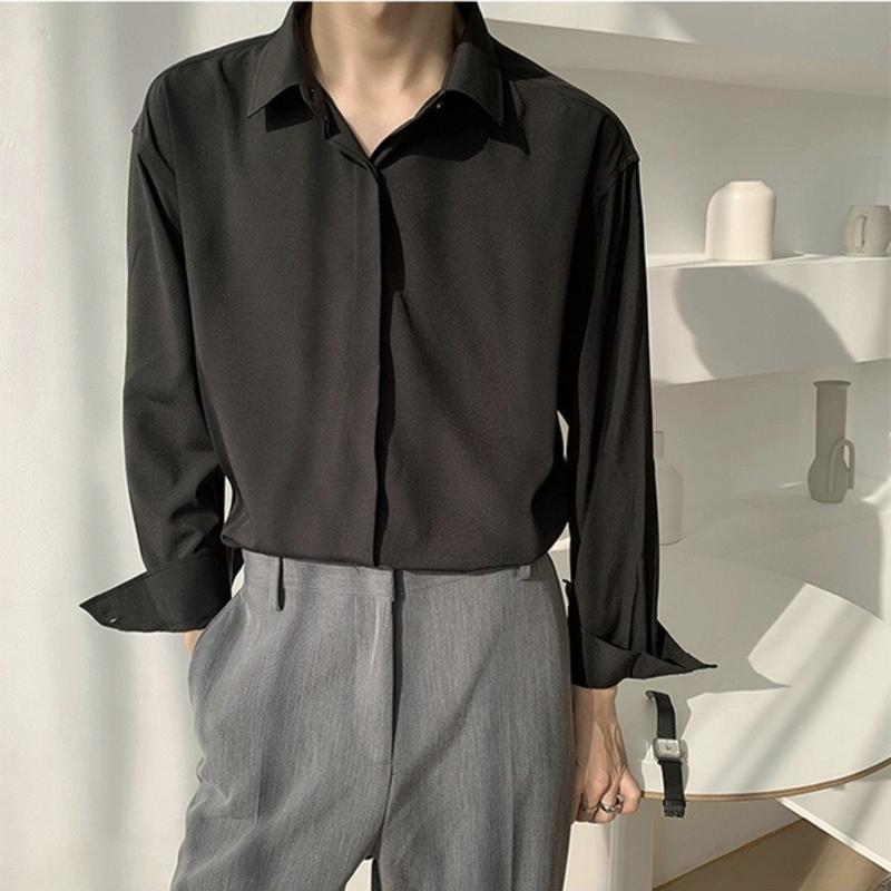 Men's Casual Long Overshirt