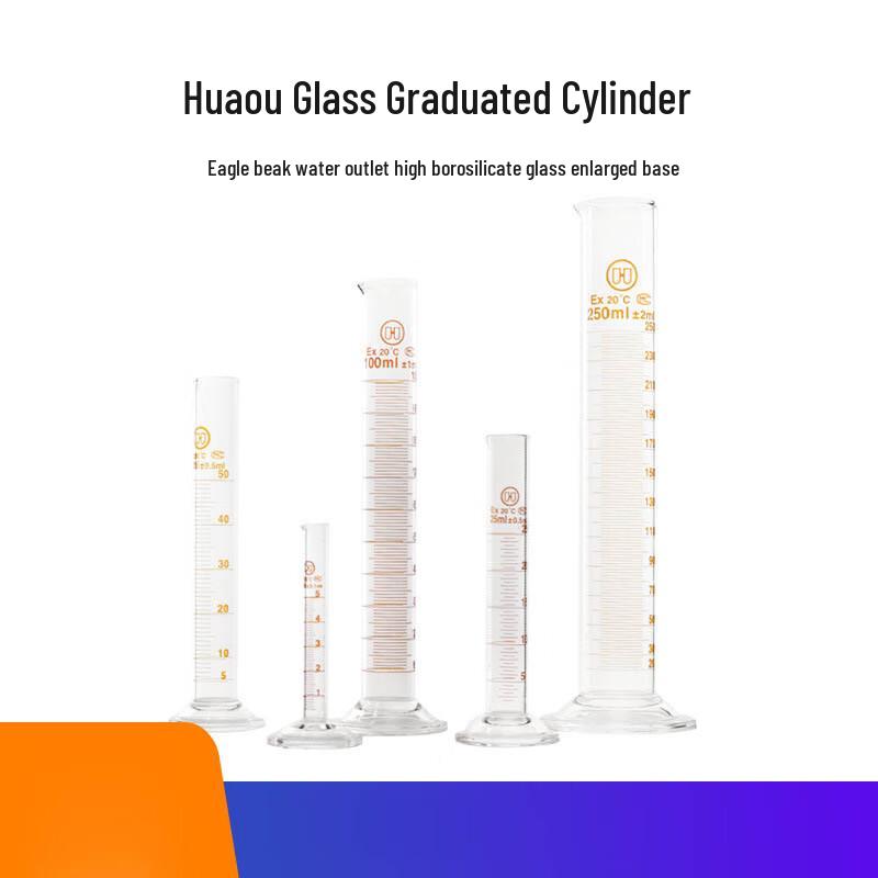 Huaou 5000ml High-Precision Glass Measuring Cylinder