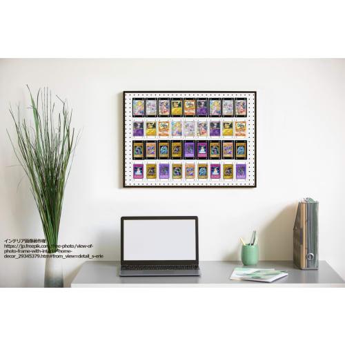 Viola Display Case (Perforated Board Insert Type) UV-Resistant, All-Made-in-Japan Acrylic Storage Case for Trading Cards (White, Standard)