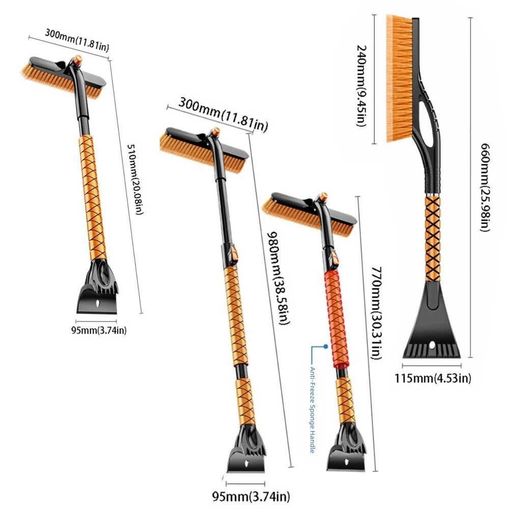 Horizontal Design Window Defrosting Shovel New Upgraded Deicing Shovel Ice Removal