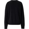 Onitsuka Tiger Embroidered Knit Crew Neck Long Sleeve Sweatshirt Unisex sweatshirt Black 2183B468-001