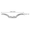 12Pcs Metal Blind Cord Cleats Heavy Duty Abrasion-Proof Cord Hooks for Vertical Blinds Roller Shades Window Treatments Safety