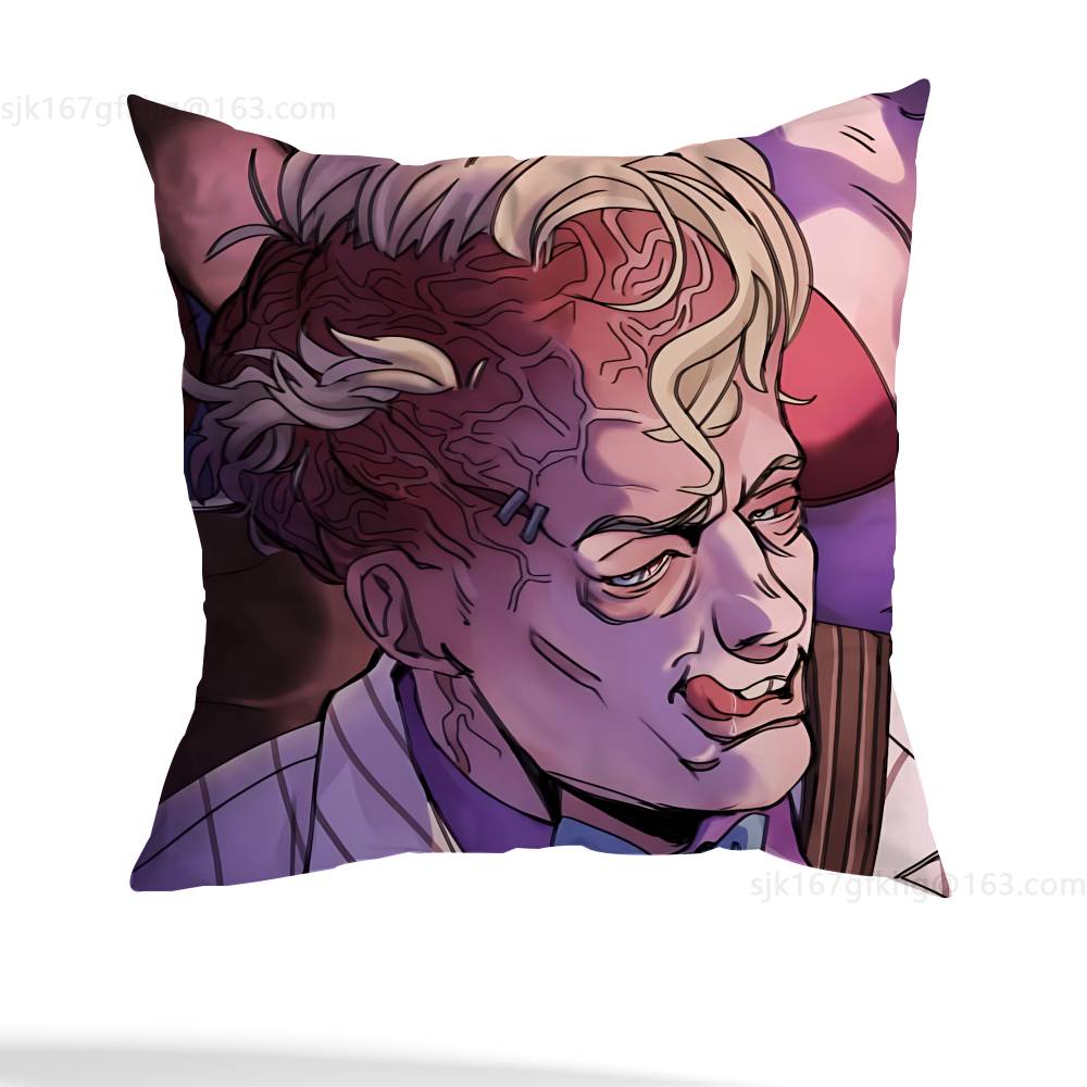 Franco B-Barbi O-Outlast T-Trials Pillow Case Anti-dustmite Pillowcase Invisible zipper silky short plush Sofa cushion cover