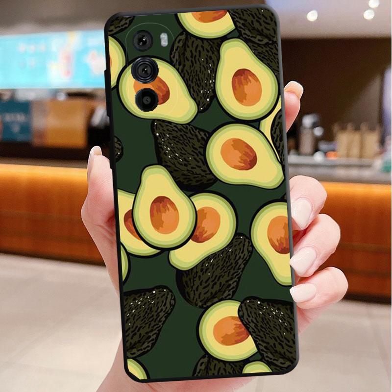 

Art Funny avocado Fruit Phone Case For Motorola Edge 60 50 40 Pro 60 50 40 30 Ultra Neo Fusion Moto G Play G Stylus G Carcasas G Play 4G 2024