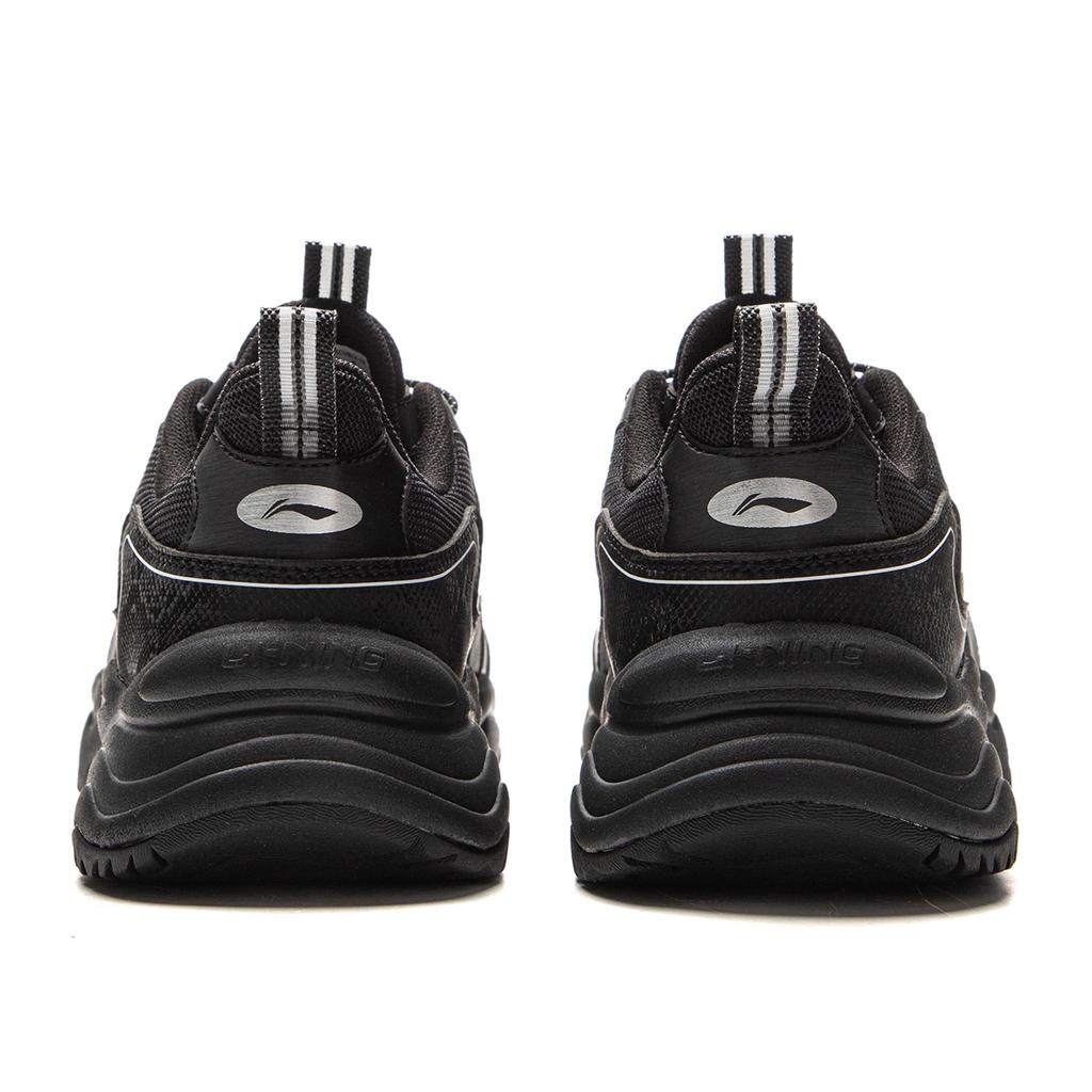 Li Ning Kids Sports Lifestyle Series Comfortable Fashion Versatile Low-Top Casual Shoes Kids Casual Shoes Black YKCV074-13