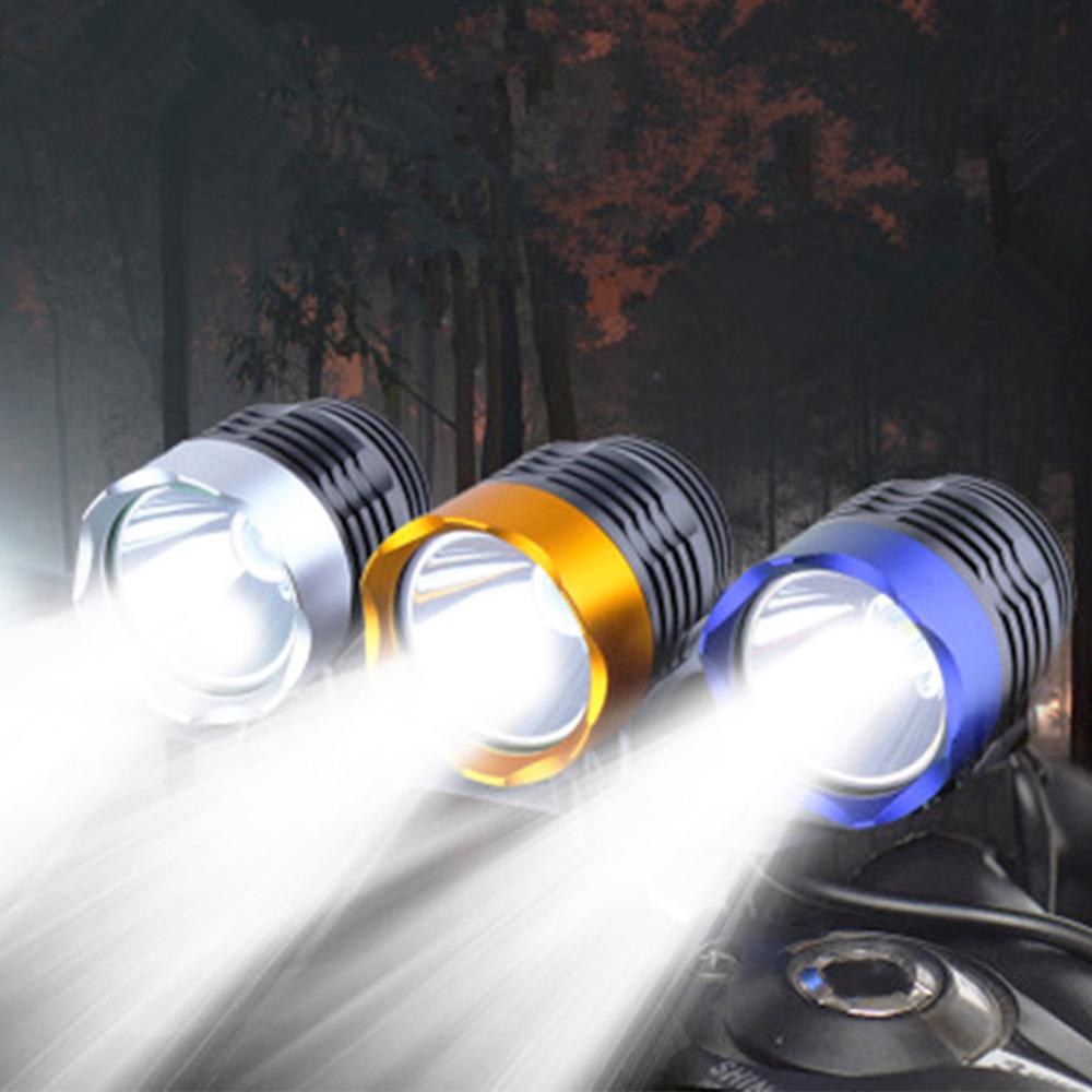 Luce LED T6 per Bicicletta da 1200 Lumen Super Luminosa Faro Anteriore per Bicicletta