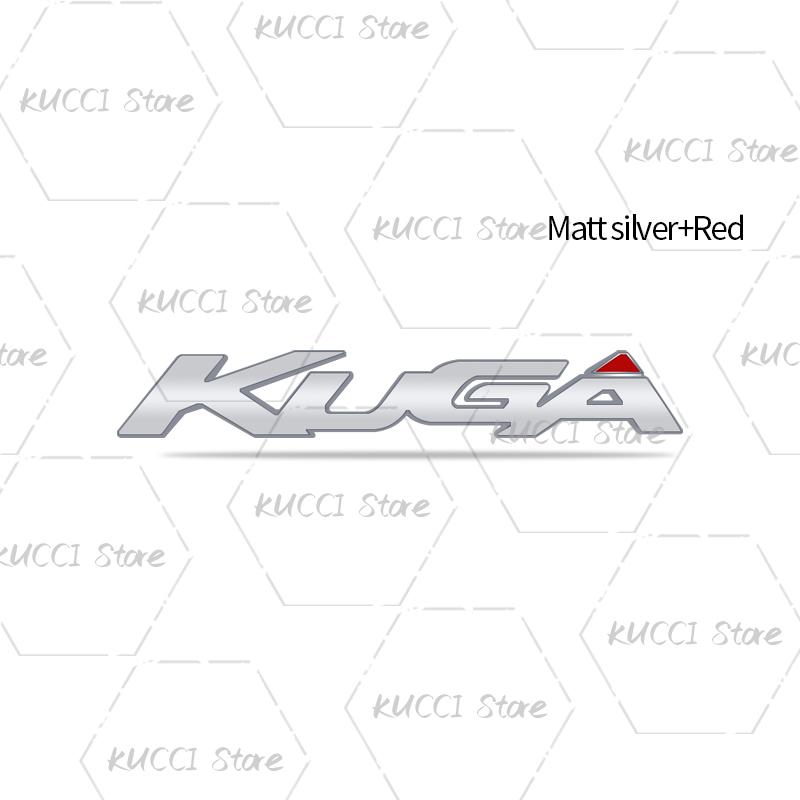 3D Car Sticker For Kuga Logo Lettering MK2 MK3 MK5 MK4 Hybrid Metal Emblem Badge Decals Decorative Accessories