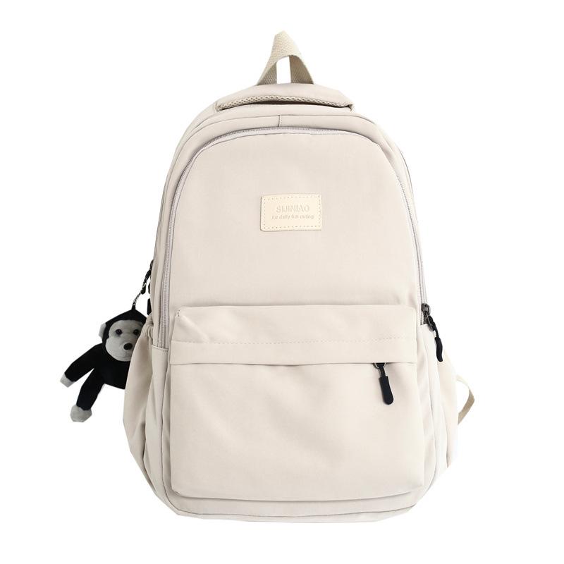Women's 2025 Korean Style Casual Backpack - Large Capacity School Bag for Girls