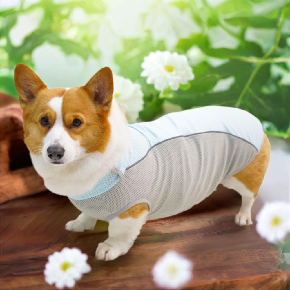 Thin Fabric Dog Cooling Vest Quick Dry Pet Costumes Pet Sleeveless Clothes  Beach Walk