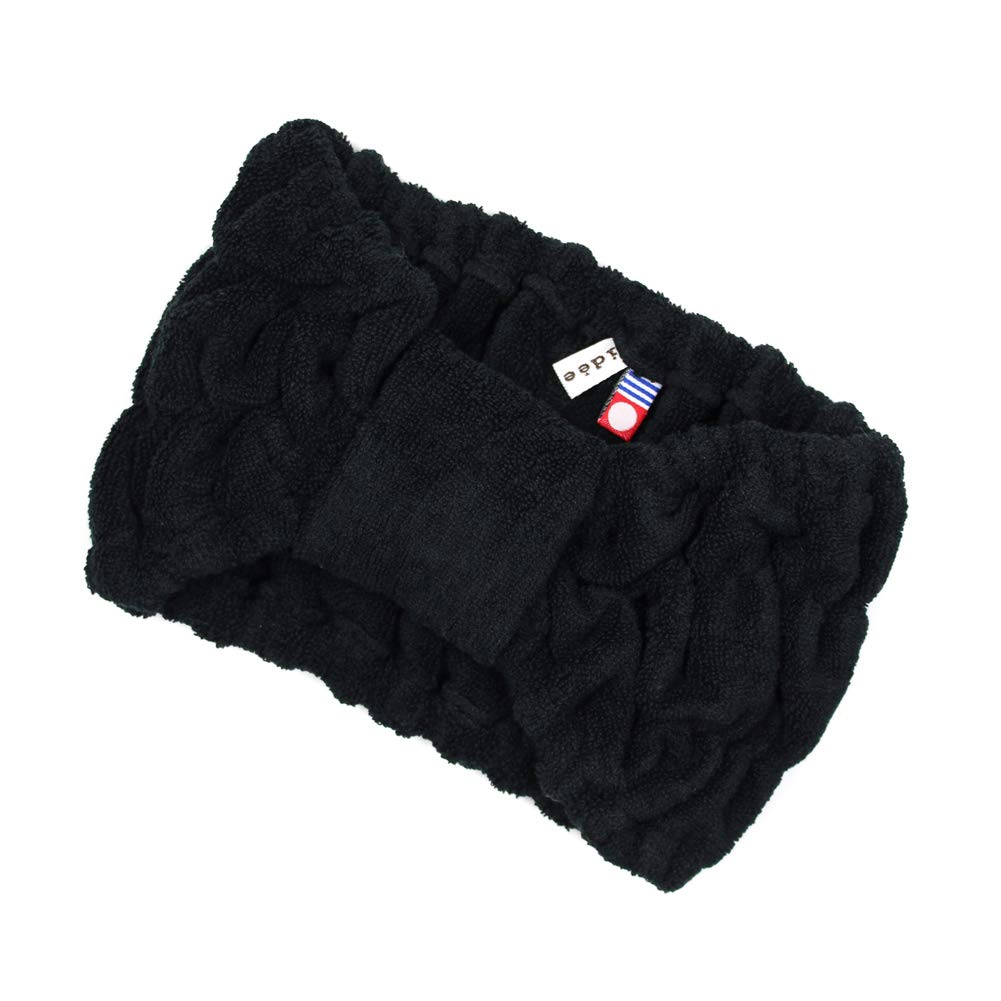 

Imabari Towel Hair Turban for Pile Women, (Black) чёрный