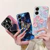 For Xiaomi Redmi 13C 5G 4G  Back Bumper Redmi 13 4G Colorful Butterfly Flower Painting Phone Case Transparent Soft TPU Silicone