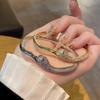 Zircon Serpentine Bracelet Exaggerated Bracelet, Light Luxury, High End Handpiece