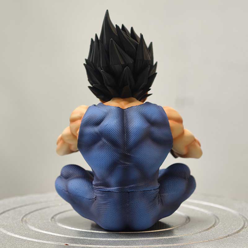 Jt Statue Son Goku Vegeta Figure Goku Eat Hamburger 15cm/5.91inch Pvc Action Figures Collection Model Toys Gifts