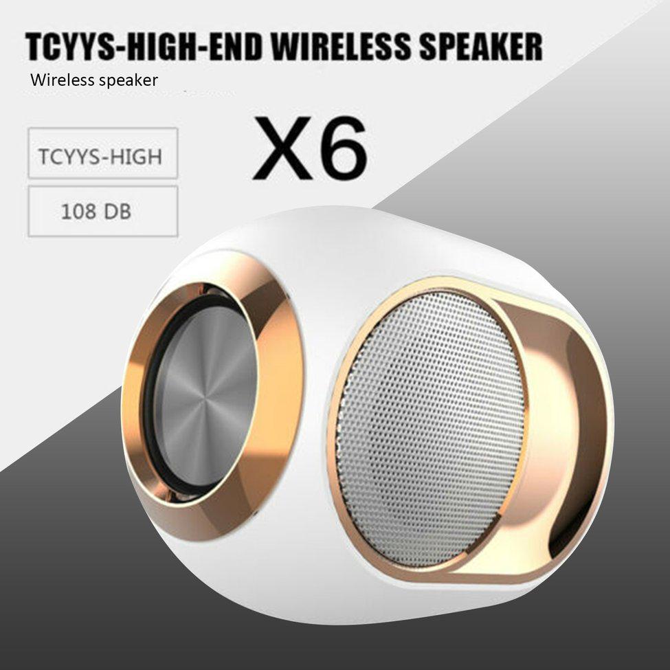 X6 portátil Mini Fútbol Wireless Speaker Mic HIFI Super Bass USB de la ayuda X6 portátil Mini Fútbol Wireless Speaker Mic HIFI Super Bass USB de la ayuda