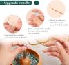Bead Spinner for Jewelry Making, Effortless Rotating Wooden Clay Bead Spinner, Beading Supplies for Making Waist,Bracelets, Necklace