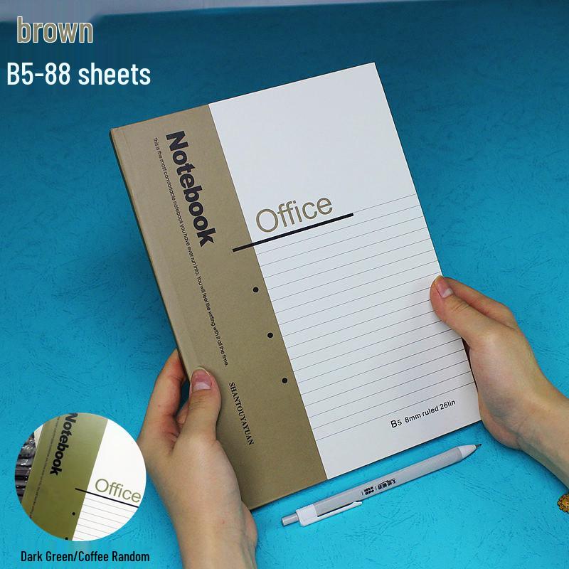 Großes Hardcover-Notizbuch - A4/B5/A5 Schülerheft, Tagebuch, Kassenbuch