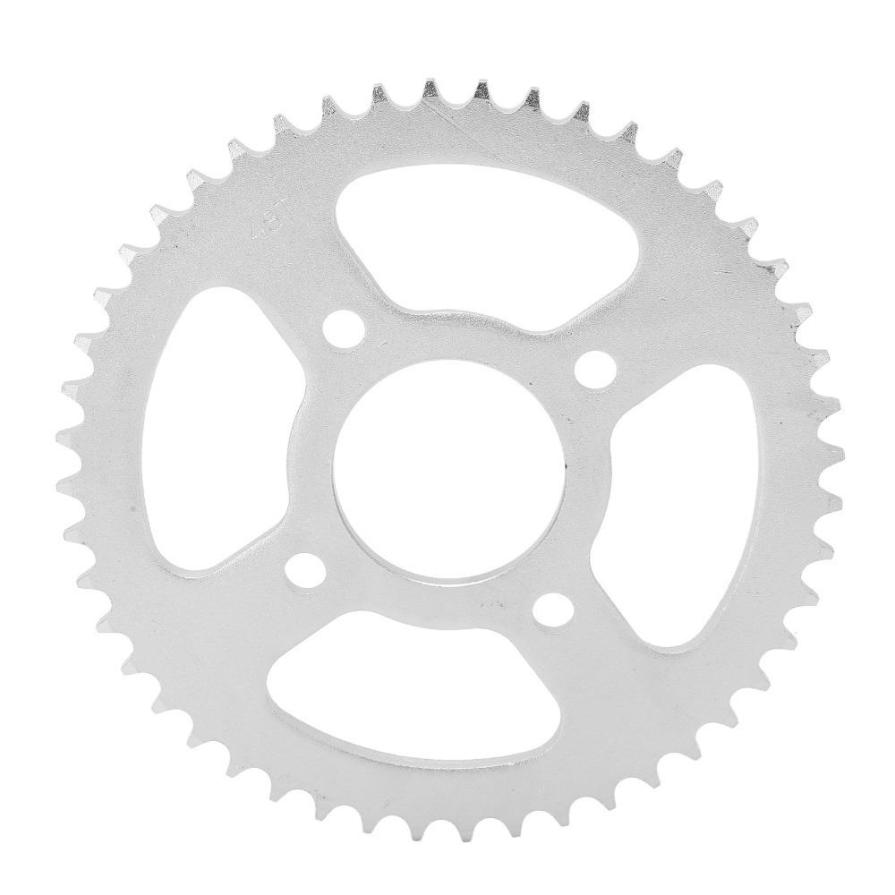 Steel Motorcycle Sprocket 428 48T Sprocket Cog Durable Rear Chain Sprocket  Replacement Sprocket 428-48T-90mm