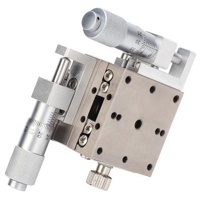 Lineární posuvný stůl Manuální platforma XY osa Vodicí typ Křížový válečkový stolek 40x40mm M2GS40