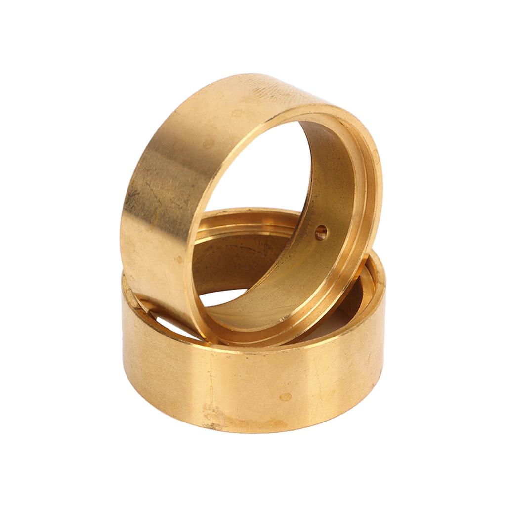 2 PCS RC Brass Internal Beadlock Clamp Ring for FMS FCX24 1/18 1/24 RC Car Replacement Wheel Hub Weight Ring