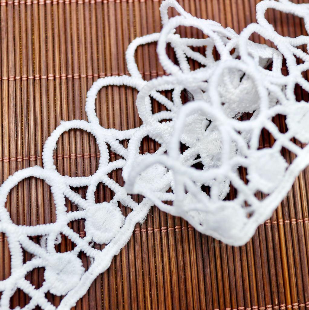 Water-Soluble Barcode Lace, Milk Silk Embroidered Lace, Clothing Accessories, Children'S Dress Lace