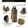 Durable Insulated Water Bottle Pouch - Tactical Outdoor Waist Bag Sleeve