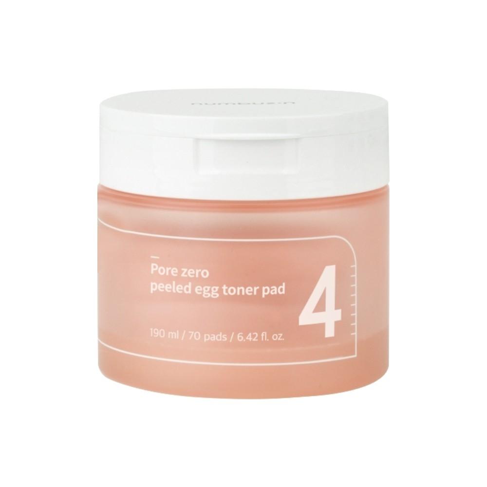 

Numbuzin №4 Тонер-пэды для пор «Кожа как вареное яйцо»