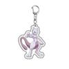 Pokemon Kawaii Acrylic Keychain Elfin Figure Pikachu Bulbasaur Psyduck Squirtle Gengar Meowth Cute Pendant Dolls Boys Gifts