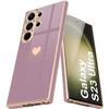 Case - Samsung - Galaxy S23 Ultra - Liquid Silicone - Love Pattern - Shockproof Protection
