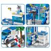 753PCS City Police Station Building Blocks Set Boys DIY Car Figures Bricks Educational Toys For Children Adult Gift