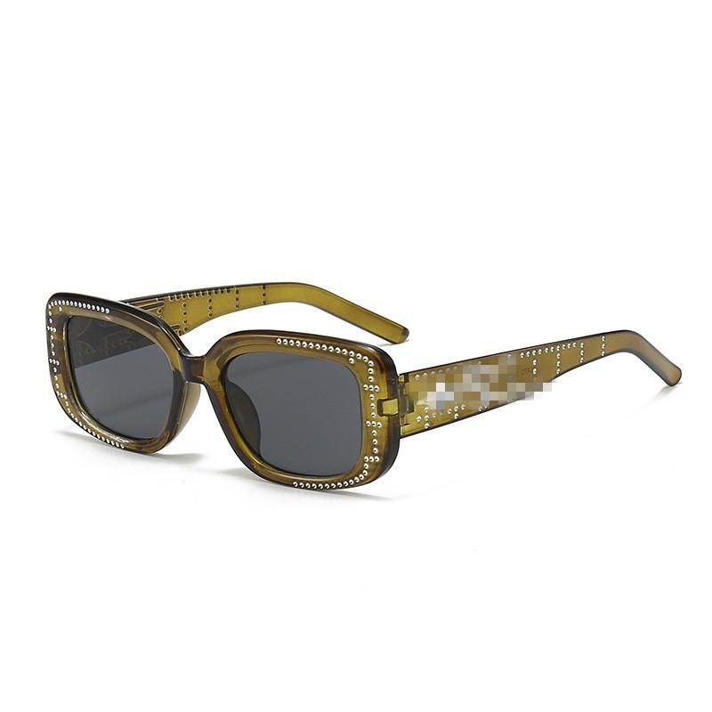 Sunglasses Female Meteor Light Luxury Sunglasses Small Square Starry Sky Model With Goods Tide Han Glasses Fashion