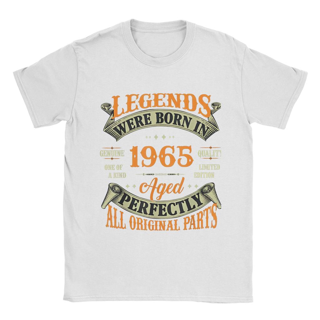 Pánské tričko Vintage 1965 Retro Novinka 100% bavlna Tričko Krátký rukáv Trička Kulatý výstřih Topy Potištěné