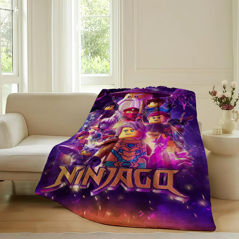 Cartoon cool N ninjago L LegoS Blanket For Sofa Office Bed Plane Travel Sleep Read Relax Camping Soft And Warm