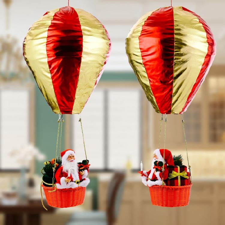 Heißluftballon Decke Weihnachtsmann Weihnachtsdekoration Anhänger Schwebende Himmel