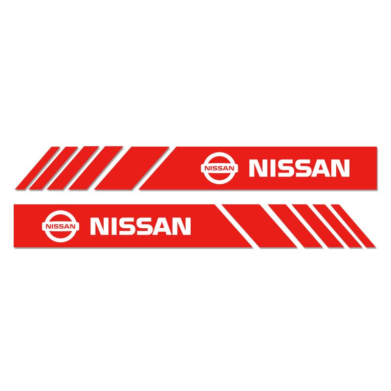 Car stripe stickers, waterproof vinyl stickers for car exterior, car accessories For Nissan X-trail Qashqai j Note Juke Sentra